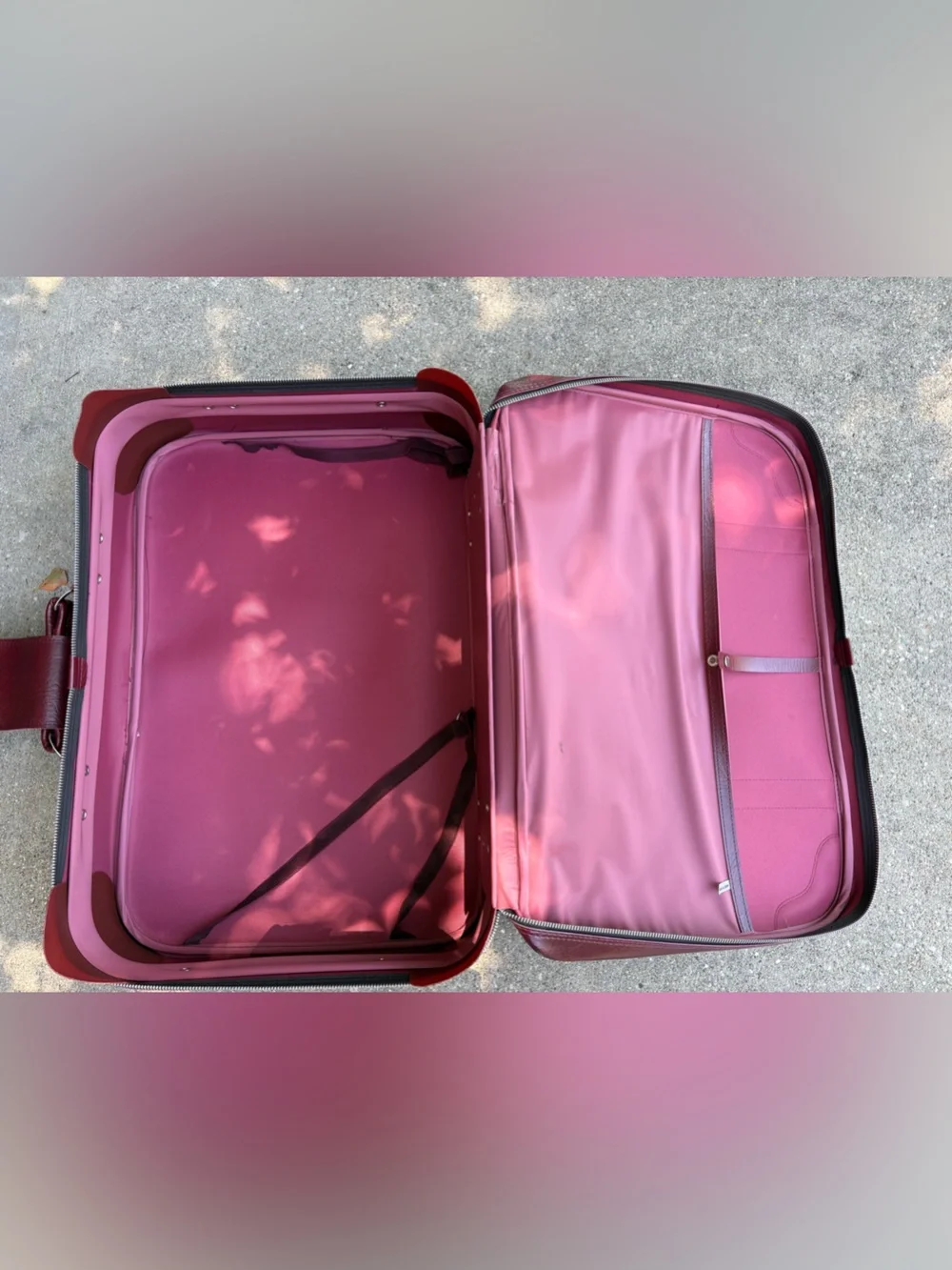 MCM Vintage LYNX Genuine Leather Large Suitcase w/ Wheels